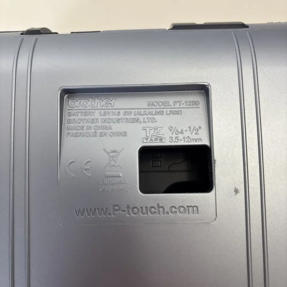 Brother P-Touch Model‎ PT-1280 Electronic Home & Office Labeling System Tested